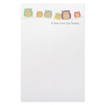 Personalised Owl Note Paper