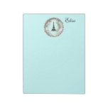 Personalised Paris French Eiffel Tower Note Pad