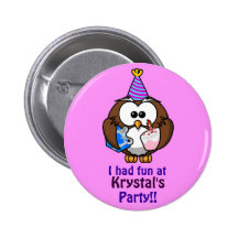 Personalised Party Badge Buttons