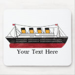 Personalised Passenger Steamship Mouse Pad