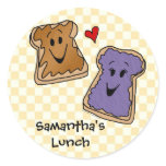 Personalised Peanut Butter and Jelly Sticker