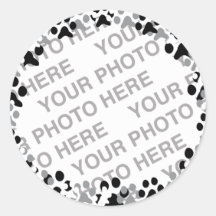 Personalised Pet Photo Round Stickers