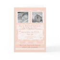 Personalised Photo Baby Birth Announcement Card Greeting Card