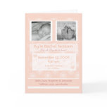 Personalised Photo Baby Birth Announcement Card
