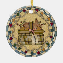 Personalised Photo Ceramic Christmas Ornament