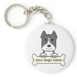 Personalised Pitbull keychains