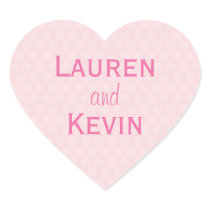 Personalised Polka Dot Wedding Seal