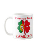 Personalised Portuguese Kiss Me I'm Zamudio mugs