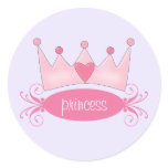 Personalised Princess Tiara Stickers