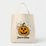 Personalised Pumpkin Treat Bag