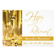 Personalised Retirement Party Invitation