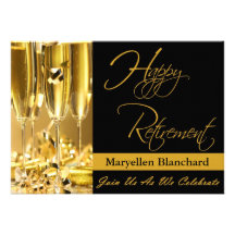 Personalised Retirement Party Invitation