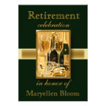 Personalised Retirement Party Invitation invitations