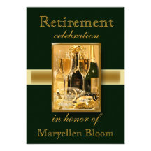 Personalised Retirement Party Invitation
