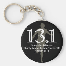 Personalised Runner 13.1 Half Marathon Keepsake Key Chains