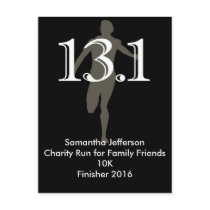 Personalised Runner 13.1 Half Marathon Keepsake