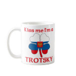 Personalised Russian Kiss Me I'm Trotsky mugs
