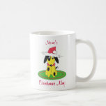 personalised santa doggy mug