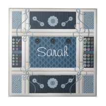 Personalised Sewer's Tile