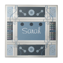 Personalised Sewer's Tile