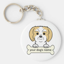 Personalised Shih Tzu Key Chains