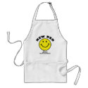 Personalised Smiley Face New Dad Gift aprons