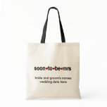Personalised Soon To Be Mrs. Tote Bag