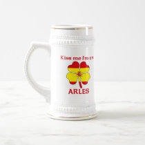 Personalised Spanish Kiss Me I'm Arles Coffee Mug