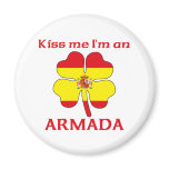 Personalised Spanish Kiss Me I'm Armada magnets