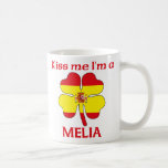 Personalised Spanish Kiss Me I'm Melia Coffee Mug