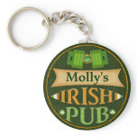 Personalised St. Patrick's Day Irish Pub Keychain
