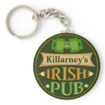 Personalised St. Patrick's Day Irish Pub Keychain