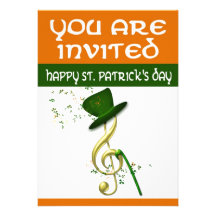 Personalised St. Patrick's Day Party Invitation
