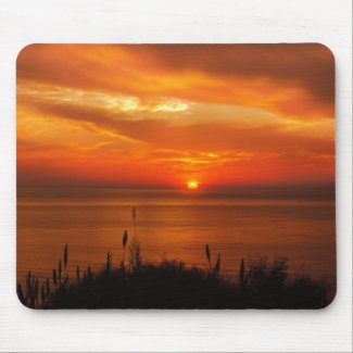 Personalised Sunset Beach Mouse Pad