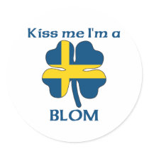 Personalised Swedish Kiss Me I'm Blom