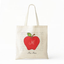 Personalised Teacher Tote Bag