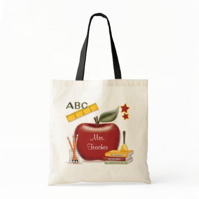 Personalised Teacher's Bag by mybabybundles