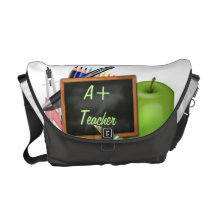 Personalised Teacher's Chalkboard Messenger Bag