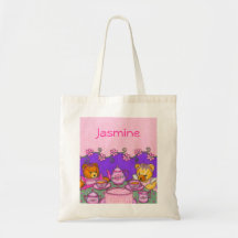 Personalised Teddy Bear Tea Party Bag