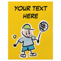 Personalised tennis flyer for tournaments
