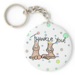 Personalised Thank You Gift Keychains
