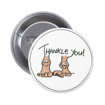 Personalised Thank You Gift Pinback Buttons