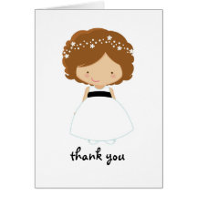 Personalised Thanks For Being Our Flower Girl Card