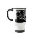 Personalised Trendy White Chandeliers Mug