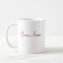 Personalised Tulip Mug