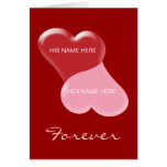 Personalised Valentine's Day "Forever" Card