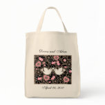 Personalised Wedding/Bridal Tote Bag "Love Birds" bags