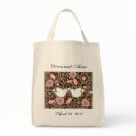 Personalised Wedding/Bridal Tote Bag "Love Birds" bags