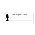 Personalised Wedding Place Card business cards