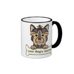 Personalised Yorkie Ringer Mug